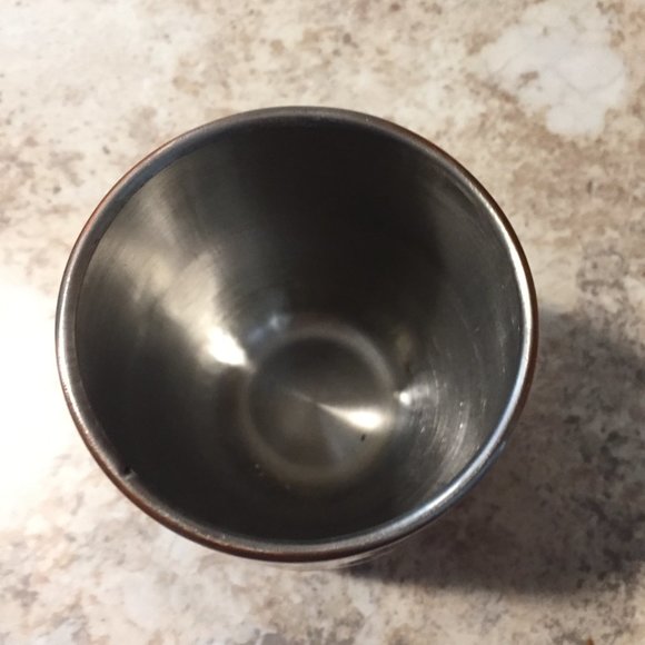 Copper Basket, Cup and Straw - Picture 3 of 4